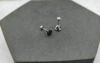 With zircon, steel, black, 6mm