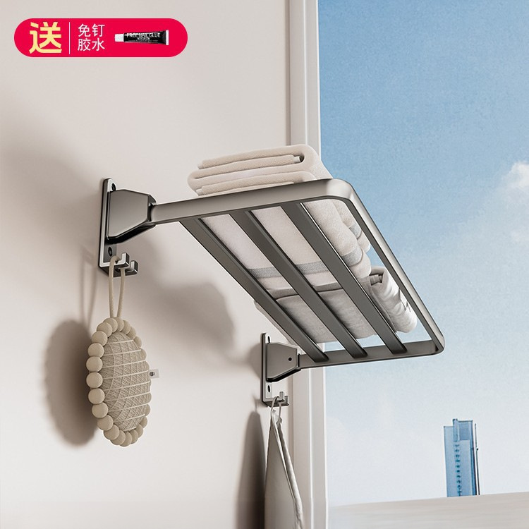 건그레이 60CM 접이식 발코니 건조대 ✓ ✓ ✓