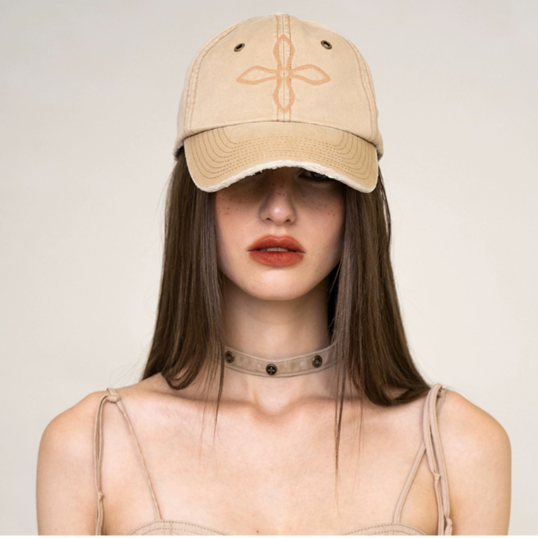 New SMFK retro cross flower worker baseball cap leopard camouflage…