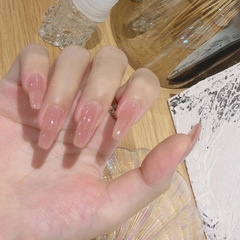 網紅流行色裸色冰透玉脂色甲油膠2021年新色蛋白果凍色指甲油美甲