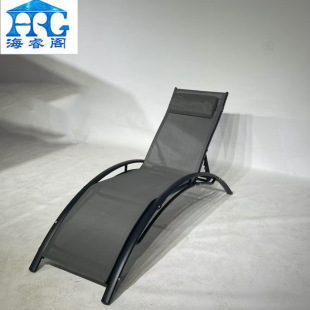 Outdoor Recliner Waterproof Sunscreen Folding Portable Beach Chair Outdoor Balcony Courtyard Leisure Swimming Pool Lounger Leisure Chair