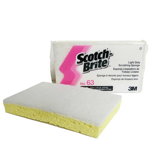 3M Scotch 63 Wood Pulp Sponge Scouring Pad