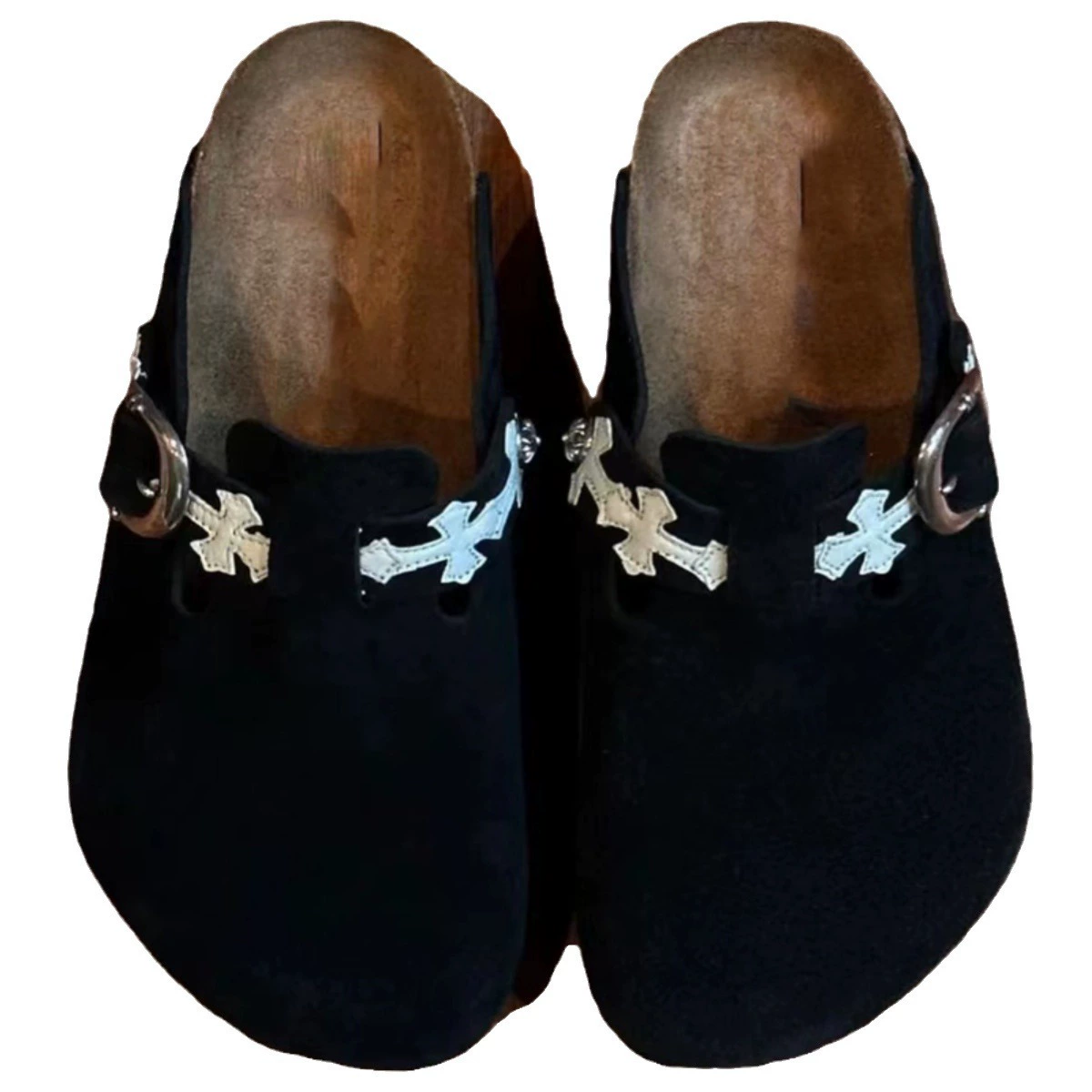 [Spot] Туфли с толстой подошвой Baotou Bergken женские новые кроссовки ретро найден lazy half slipper