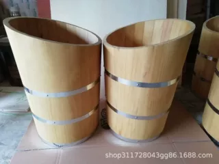 定制木桶超市水果储纳桶米桶实木杉木储物桶木质包装容器五谷杂粮