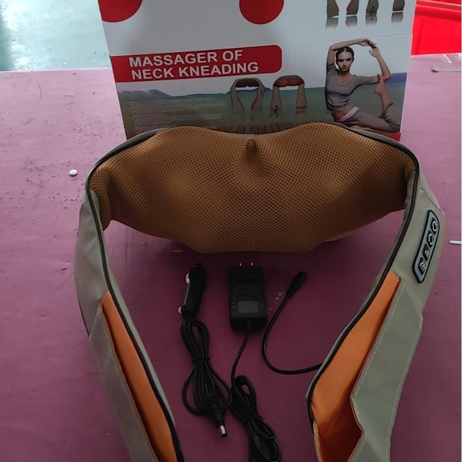 Massage shawl for neck and shoulder, multifunctional shoulder and neck kneading massager, car-mounted cervical spine kneading shawl