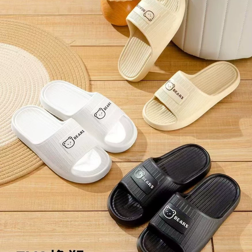 Домашние тапочки мужской 2024 летний новый крытый ванный душ eva нескользящие и износостойкие холодные тапочки женщины оптом