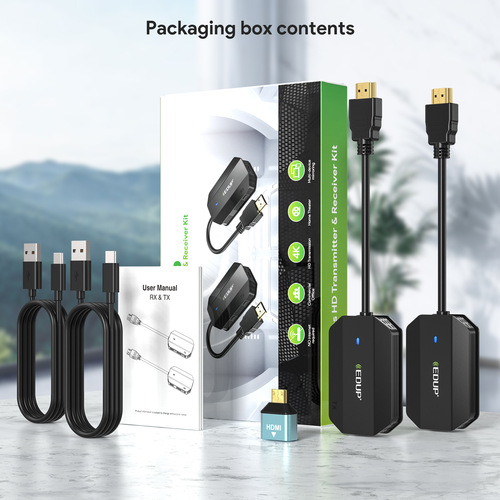 Private model high-definition video wireless HDMI transmission extender computer conference TV projector with screen device