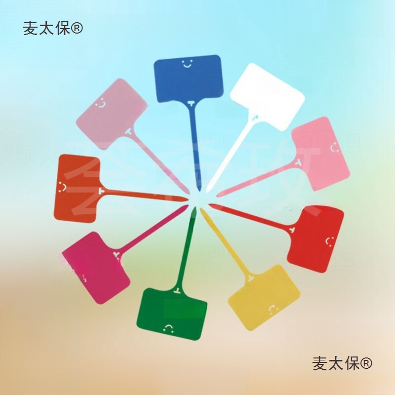 标签牌园艺插牌花卉吊牌苗木花盆塑料多肉标签花卉园艺插地麦太保