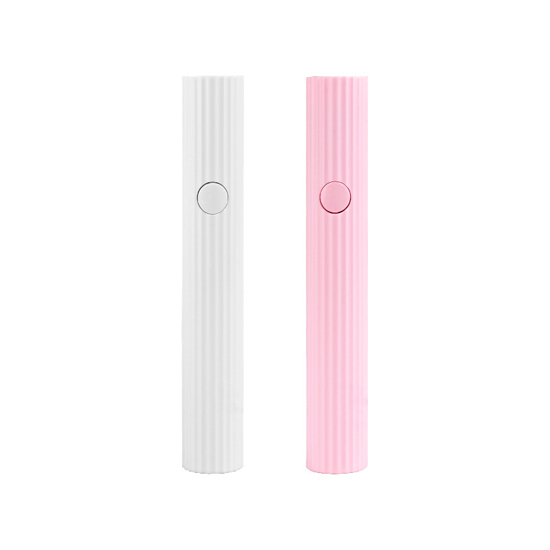 Lámpara de uñas de columna romana, modelo de almacenamiento de energía, lámpara de fototerapia de mano, lámpara de uñas pequeña, de secado rápido con soporte