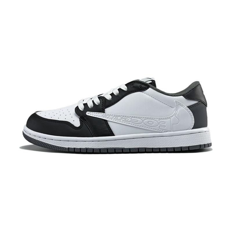 Nike oficial AJ barbado zapatos de hombre zapatos de patina baja para hombres samurai negro zapatos de pareja deportivos casuales puros image 10