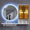 Simplicity intelligence TOILET Storage Wall Mount Mirror cabinet solid wood Storage Mirror box Shower Room Cosmetic mirror