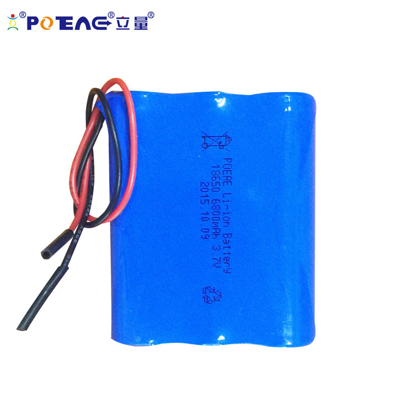 POEAE リチウム電池 3.5Ah 心電図モニター用電池 スポットライト 18650 リチウム電池 3.7v 保護基板付き|undefined