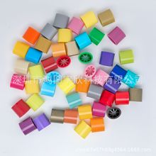 一次性椭圆形单向滑动倒刺手腕织带丝带固定调节扣吊扣塑胶按扣