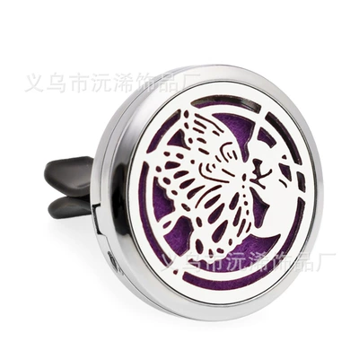30mm air conditioner vent aroma diffuser car air freshener clip hollow essential oil diffuser clip perfume clip car interior decoration accessory
