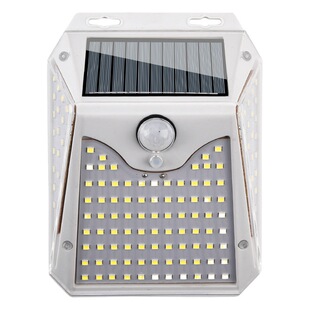 Новый 121LED открытый солнечной индукции Интеллектуальное Освещение Сад лампа дома водонепроницаемый сад настенный светильник