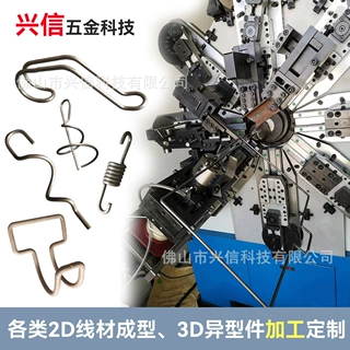 源头3d不锈钢弹簧铁线成型加工收纳支架工艺品折弯挂钩加工定制厂
