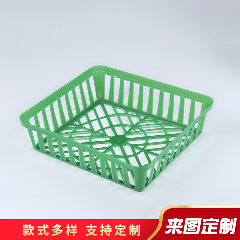 供应方形园林用植物根部固定器 彩色花卉容器