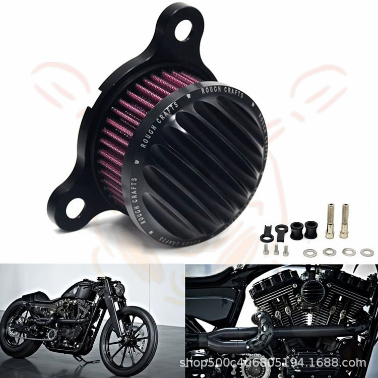 Аксессуары для мотоциклов Harley XL883/1200 X48, модифицированный алюминиевый забор с ЧПУ, ретро воздушный фильтр