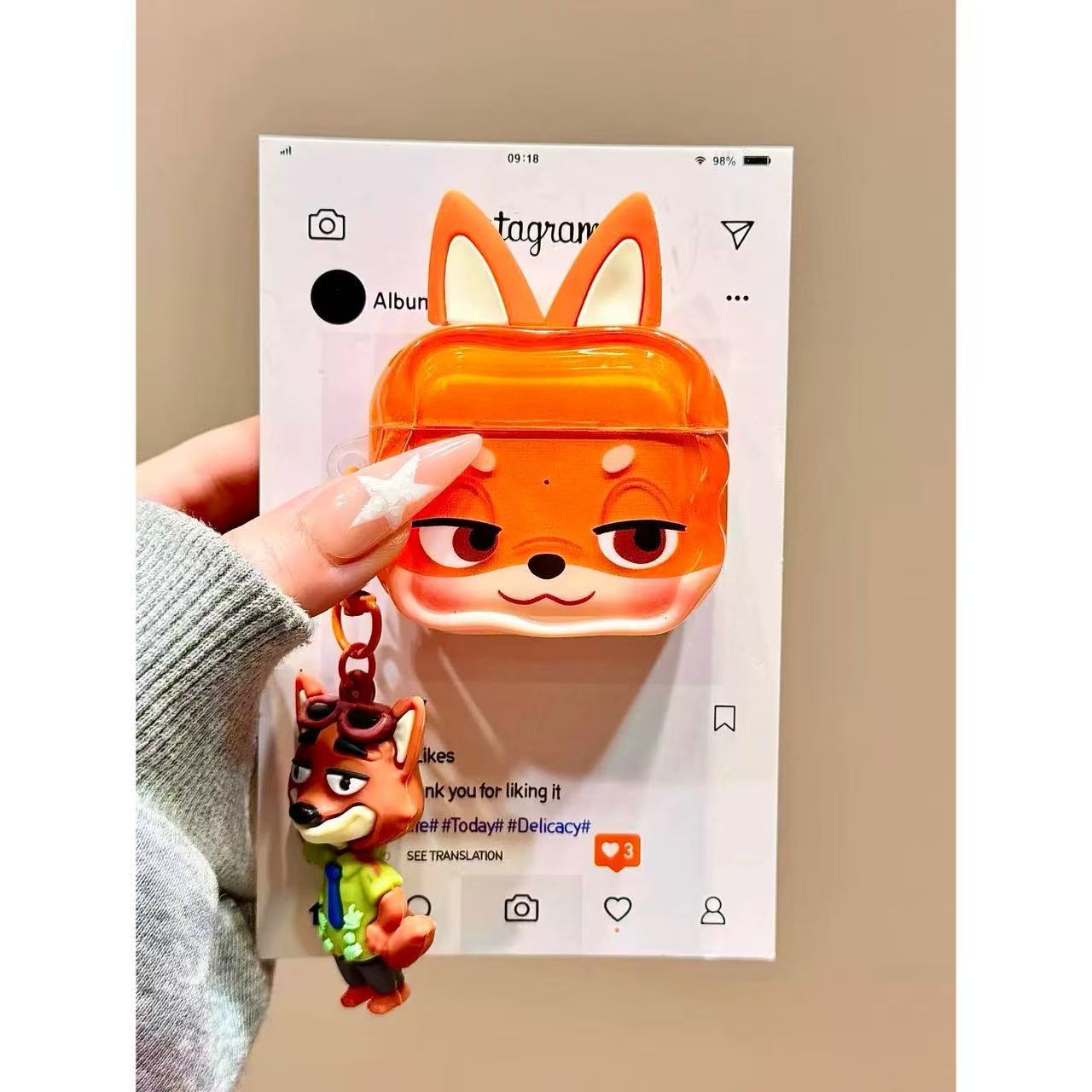 Estereoscópico auriculares Judith Colgante para AirPods 1 / 2 generación Apple inalámbrico Bluetooth auriculares cubierta34 image 2