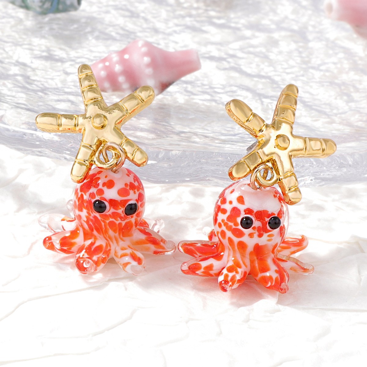 Women's Gender 1 Pair Cute Marine Style Animal/Zodiac Octopus Zinc Alloy Drop Earrings