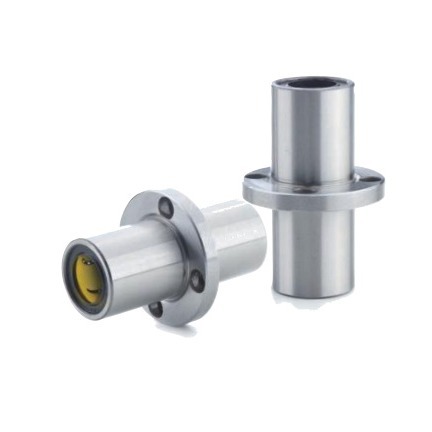 经济型 直线轴承 中间式圆法兰 /双衬型 E-LBFC