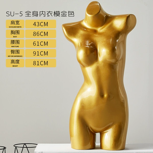 Golden lady table model