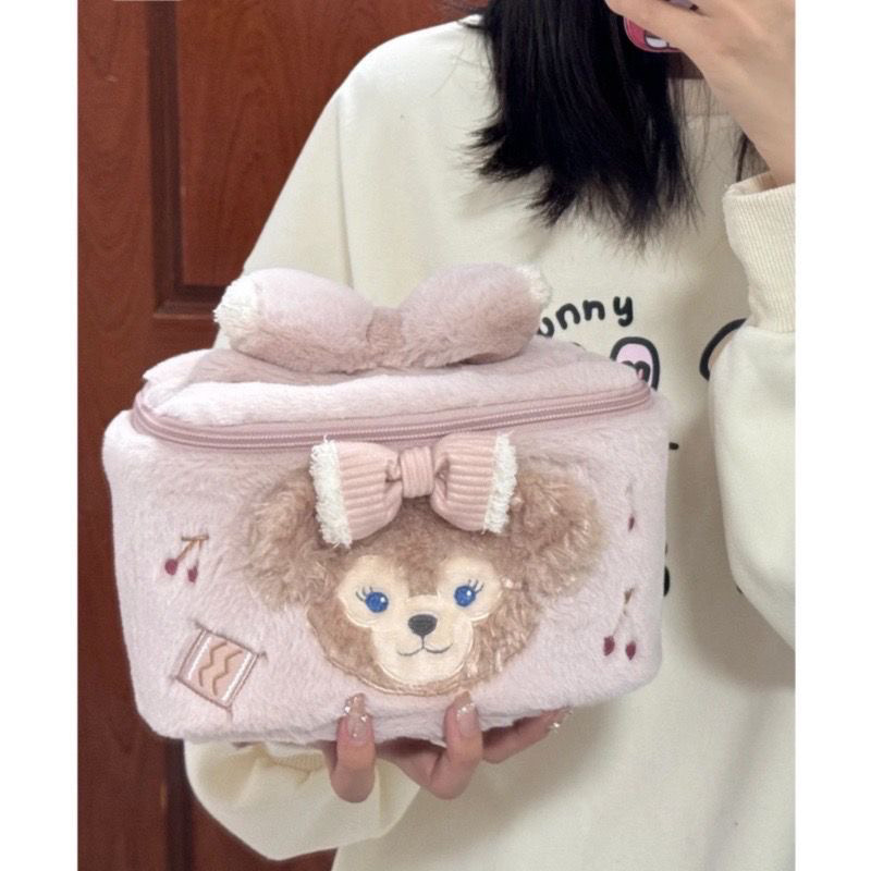 Shirley Mei 化粧品バッグ ハンドバッグ コンパクト スモール ストレージ バッグ ぬいぐるみ かわいい 漫画 便利なトラベルバッグ 布|undefined