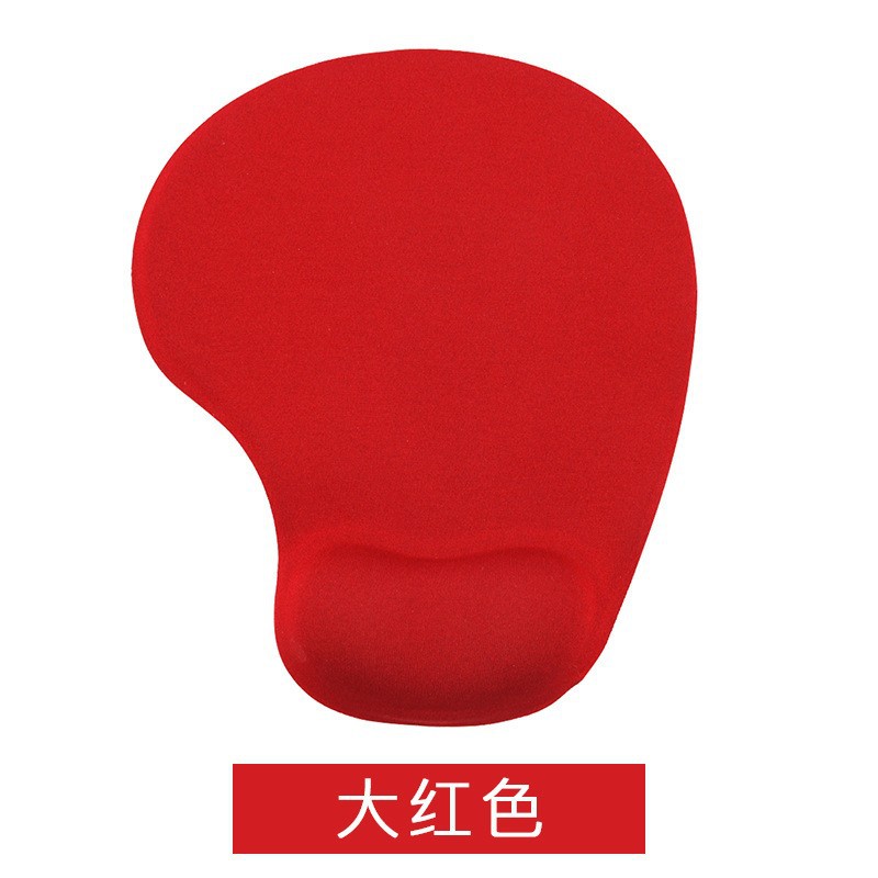Fabricante en stock alfombrilla de ratón de silicona al por mayor de memoria de esponja portátil pulsera de color sólido Oficina de almohadilla de muñeca fresca
