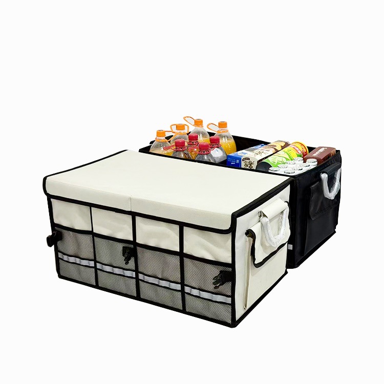 Faltbare Autoaufbewahrungsbox aus dickem Oxford-Gewebe für den Kofferraum (Großhandel)_voghion.com
