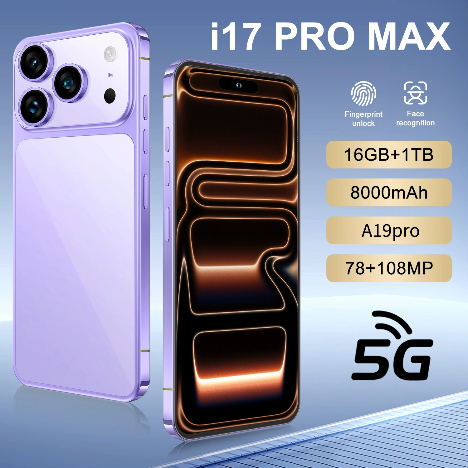 Смарт-часы, мобильный телефон, Intel Core i17, 17ProMax, 3 дюйма, Android, 16 ГБ