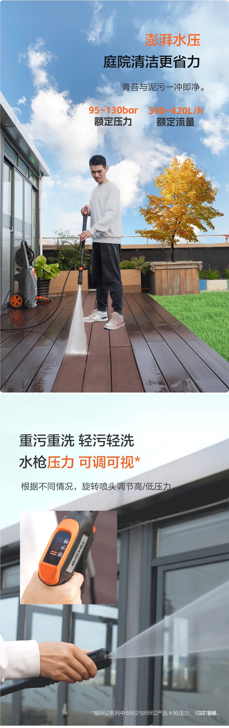 Yili Car Washing Machine High-Pressure Water Gun for Home Use 220V High-Power Garden Cleaning Machine Powerful Floor Washing Booster Water Gun