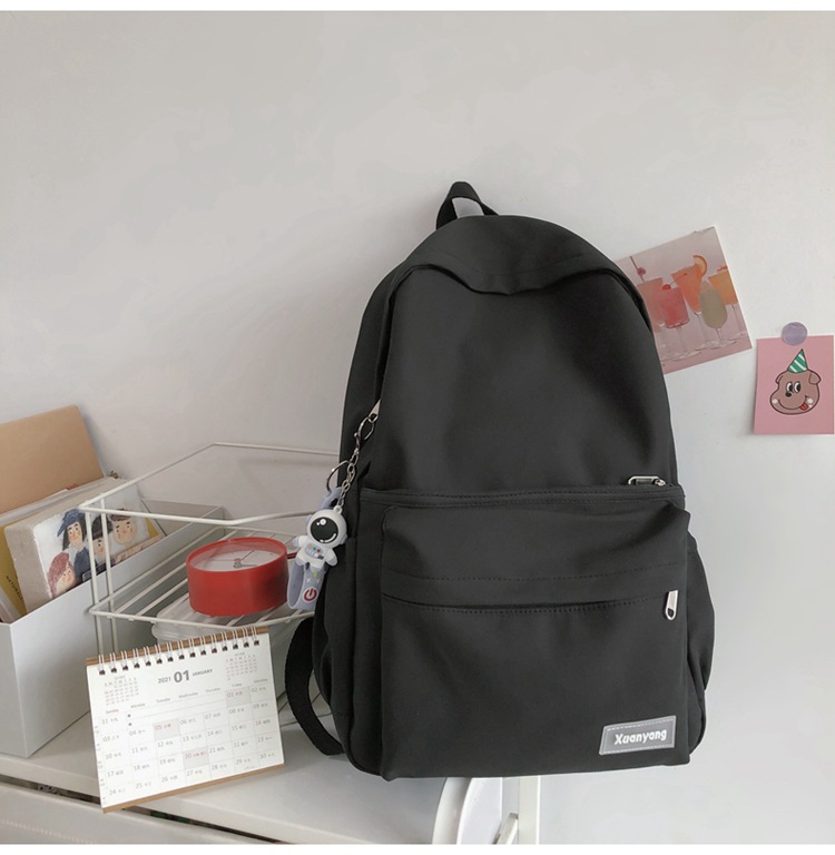 Schoolbag Female Korean Style Japanese Style Harajuku Ins College Style Junior High School Student High School and College Student Backpack LargeCapacity Backpackpicture8