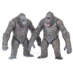 Godzilla x Kong The New Empire Official 2021 Gorilla Skull Island Action Figure with Articulation, Large, 2 Styles