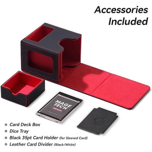 Cross-Border Hot Product Window Card Box Dice Tower 120 + Card Storage Opcg Three Kingdoms Killing Desktop Commander Yu-Gi-Oh