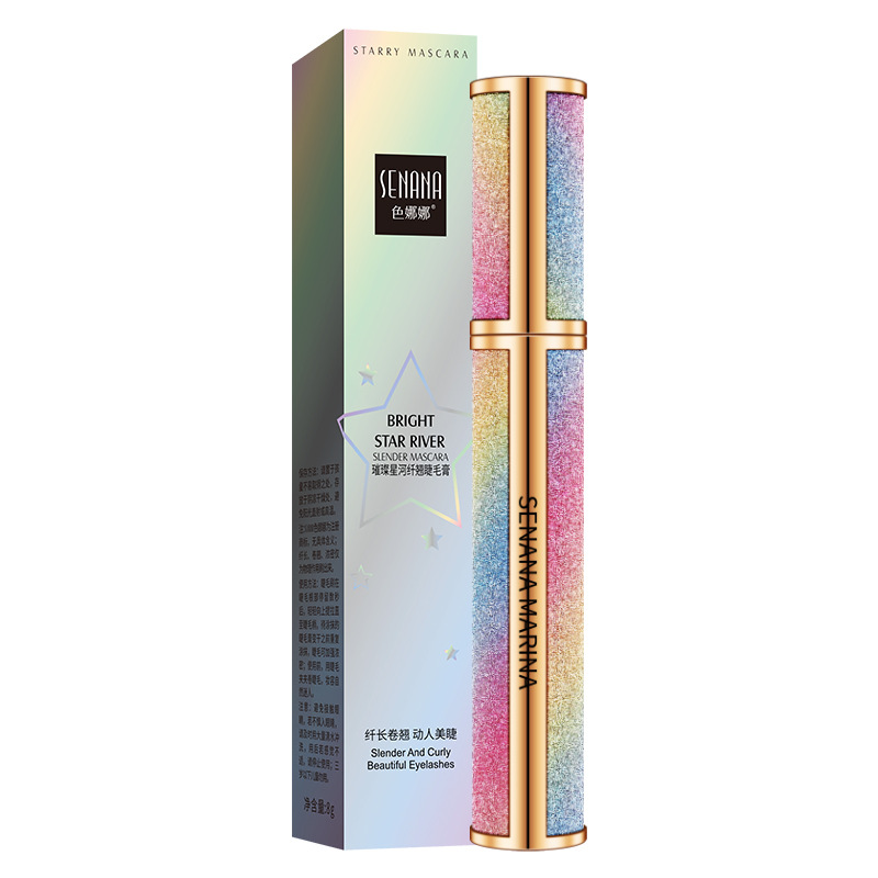 Máscara de Pestañas Se Nana Brilliant Galaxy, Larga Duración, Riza y Engrosa las Pestañas, Maquillaje, Cosméticos, Fabricante, Venta al Por Mayor image 7