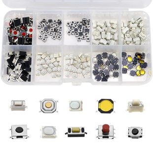 Chri 250 Stück Tactile Push Button Switch Microswitch Mom