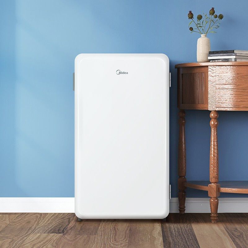 美的93升美妆母婴冷藏小型能效家用租房小冰箱BC-93MF