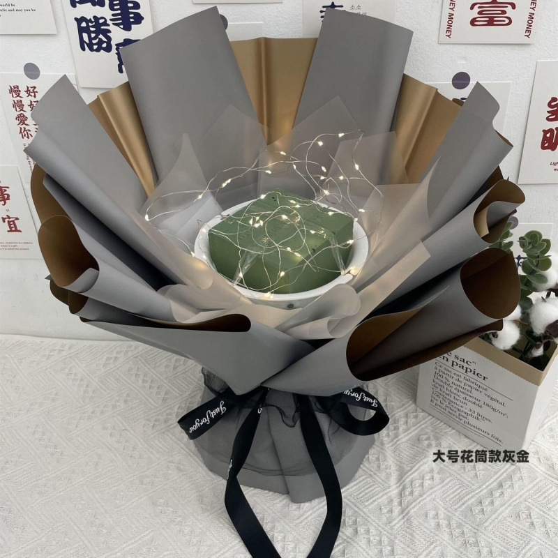 無料の半完成花束、誕生日のクリエイティブな花、スナック、ベビーブレス、ペーパータオル、花|undefined