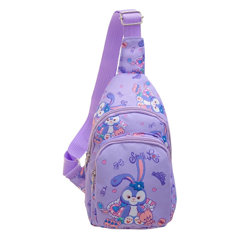 New Bag Cute Girl Shoulder Crossbody Bag Children's Casual Backpack Cartoon Star Bag Dailou Chest Bag Trendy