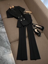 夏管理层短袖西装套装女正装434P2026薄款工作服经理西服职场气质