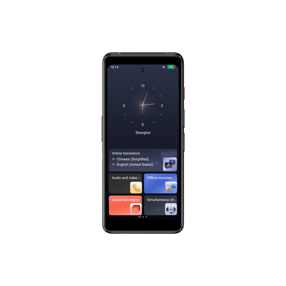Dual Screen AI Translator Device 150 Language Voice Translator
