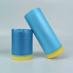 汽車噴漆遮蔽保護膜藍色易手撕不掉漆 家具防塵牆面保護膜批發