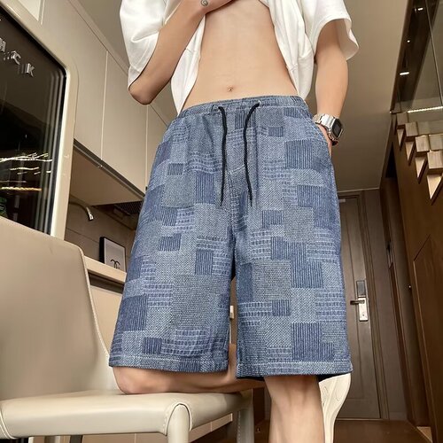Quarters loose breathable sports work pants casual shorts men's summer men's fashion brand high street delivery
