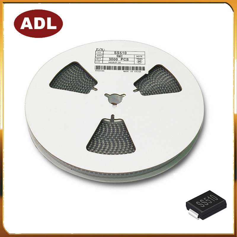 奥德利 SS510 SMC SS510C 5A 100V DO-214AB 贴片肖特基二极管