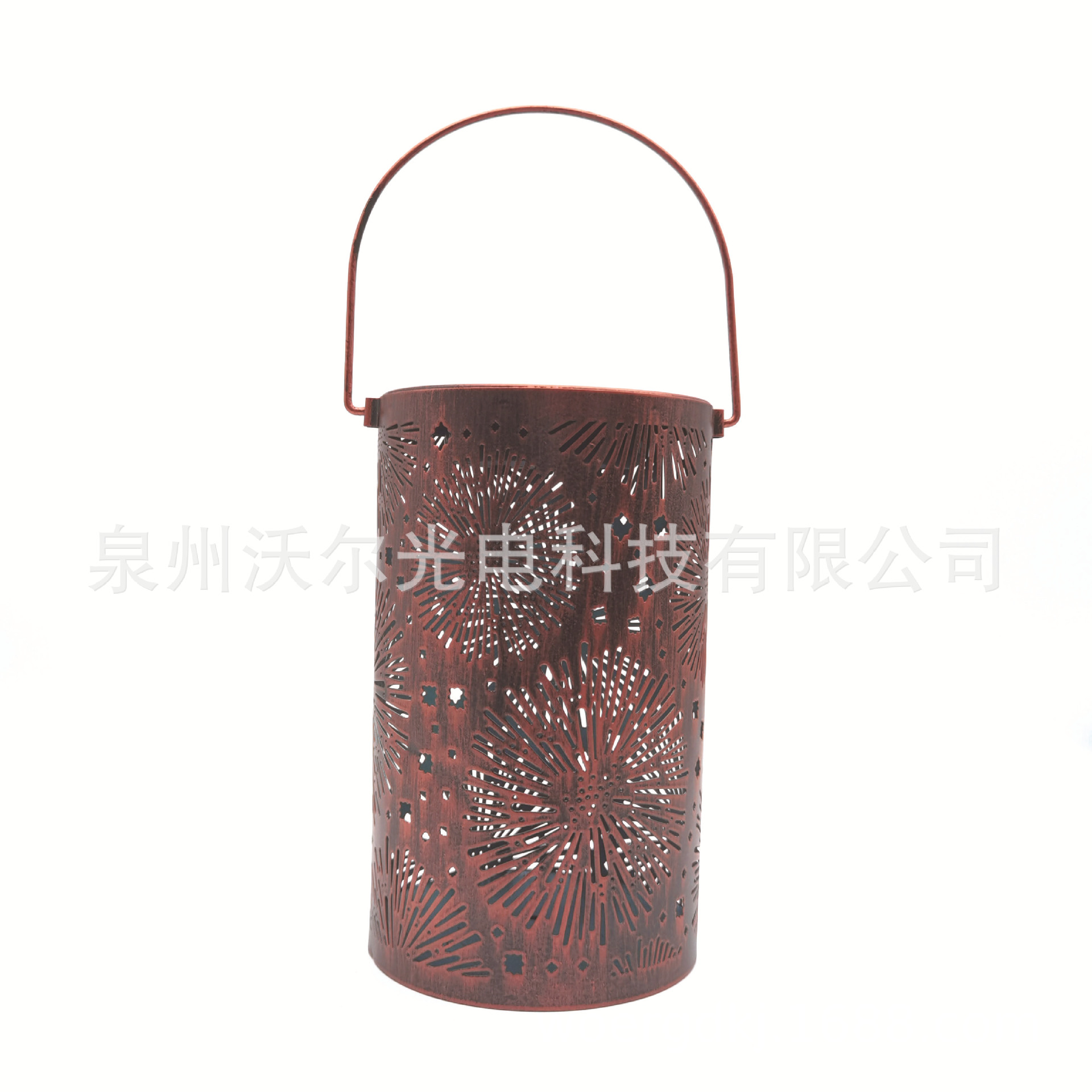 亚马逊热销LED 婚庆烟花 镂空太阳能灯笼 庭院装饰灯草坪灯挂树灯