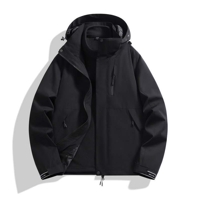 Luotuo Outdoor Functional Jacket For Women, 3-in-1 Windproof Waterproof Workwear, Hiking And Mountaineering Jacket,_voghion.com