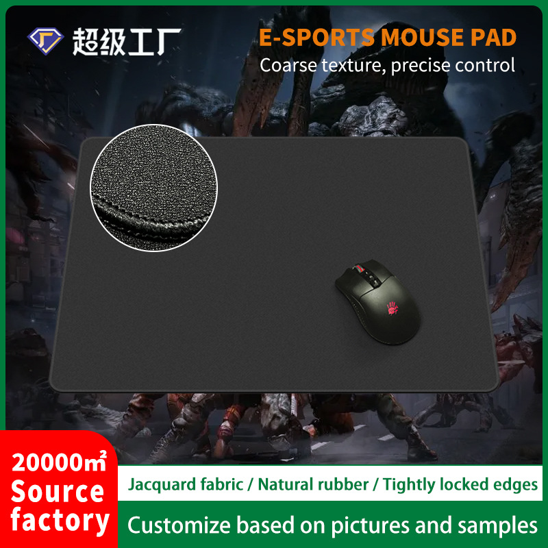 Customized e-sports mouse pad Natural rubber bottom