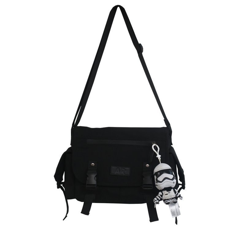 Crossbody Men Trendy Brand Korean Version Sports Large Capacity Messenger Workwear Functional Street Hip Hop Japanese_voghion.com