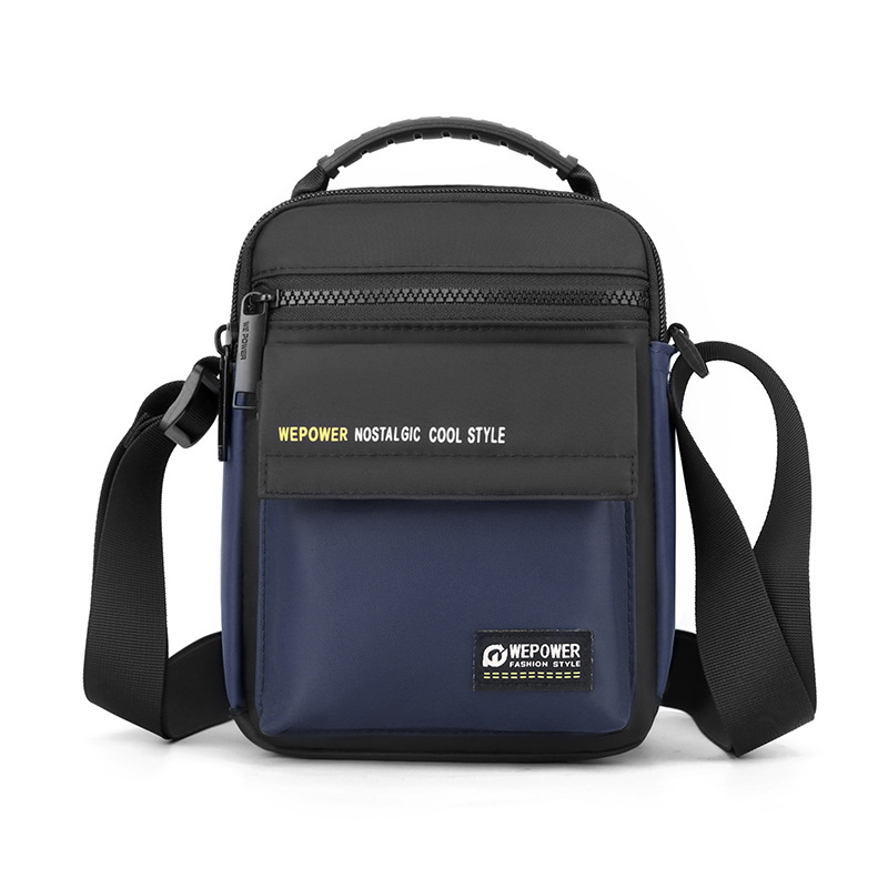 Wepower nuevos hombres casual simple bolso de hombro portátil de gran capacidad de almacenamiento bolsa de mensajero bolso de negocios