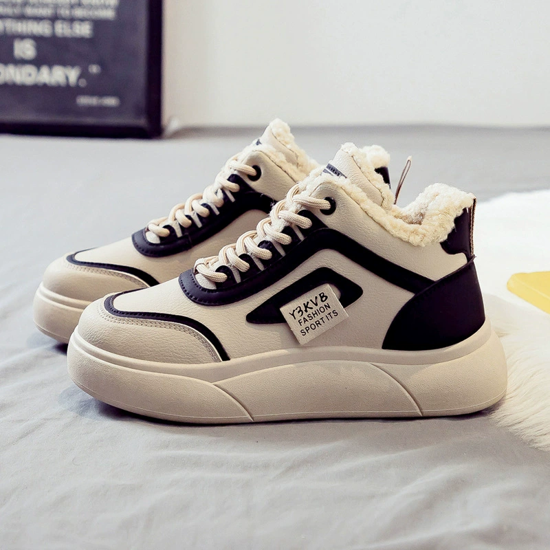 Warm high shoes, keep warm universal winter boots platform